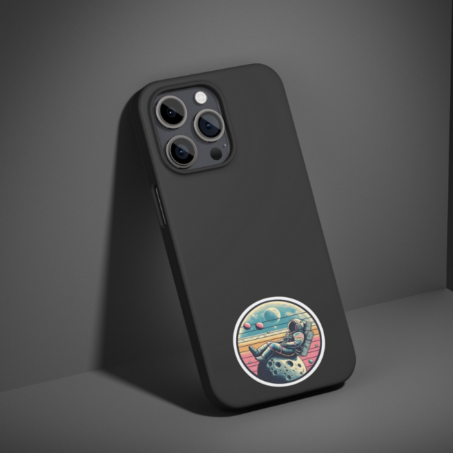 SCI-FI RETRO SPACE MAN | STICKER