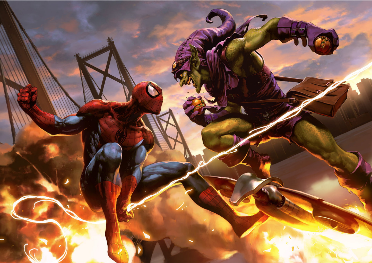 SPIDER-MAN X GOBLIN | LANDSCAPE | POSTER