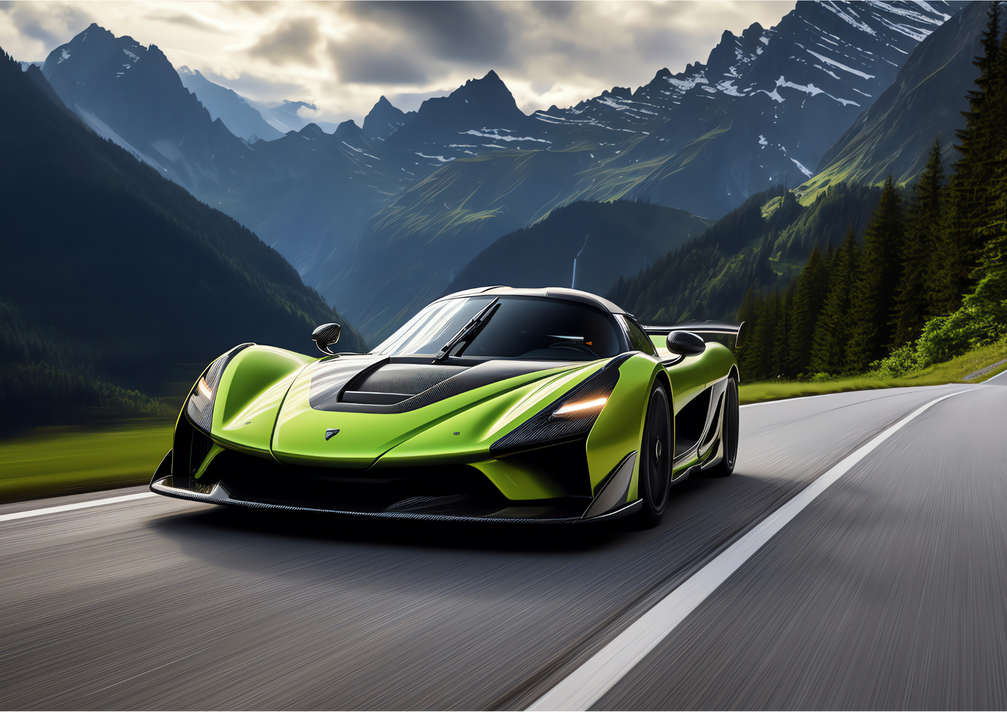 SUPER CAR | LANDSCAPE | POSTER