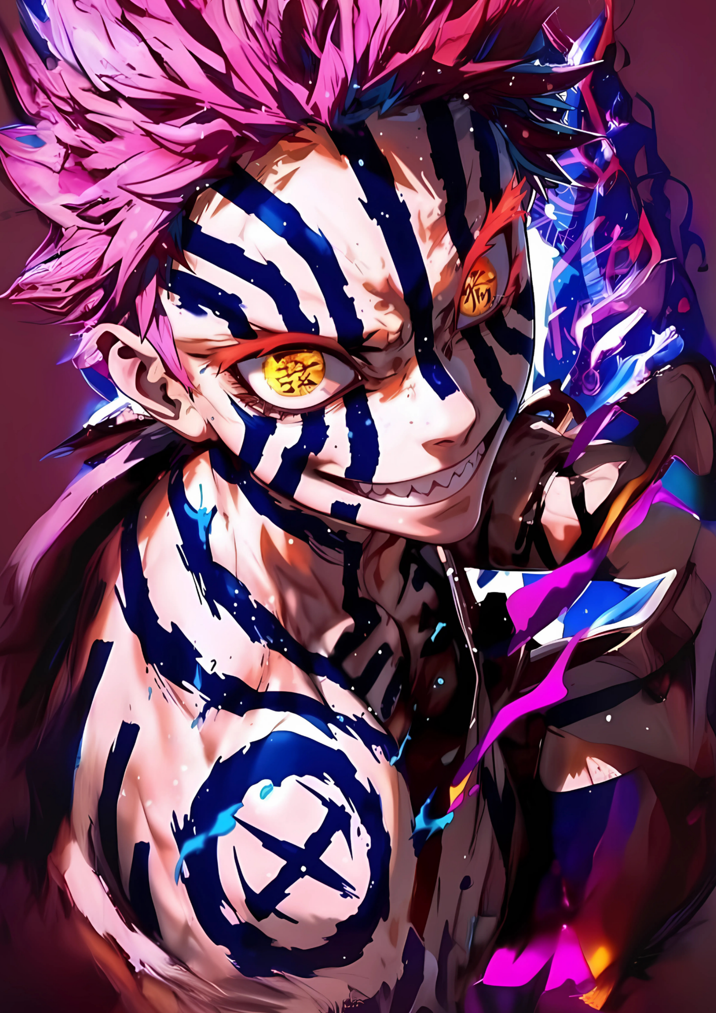 AKAZA-DEMON SLAYER | ANIME | POSTER