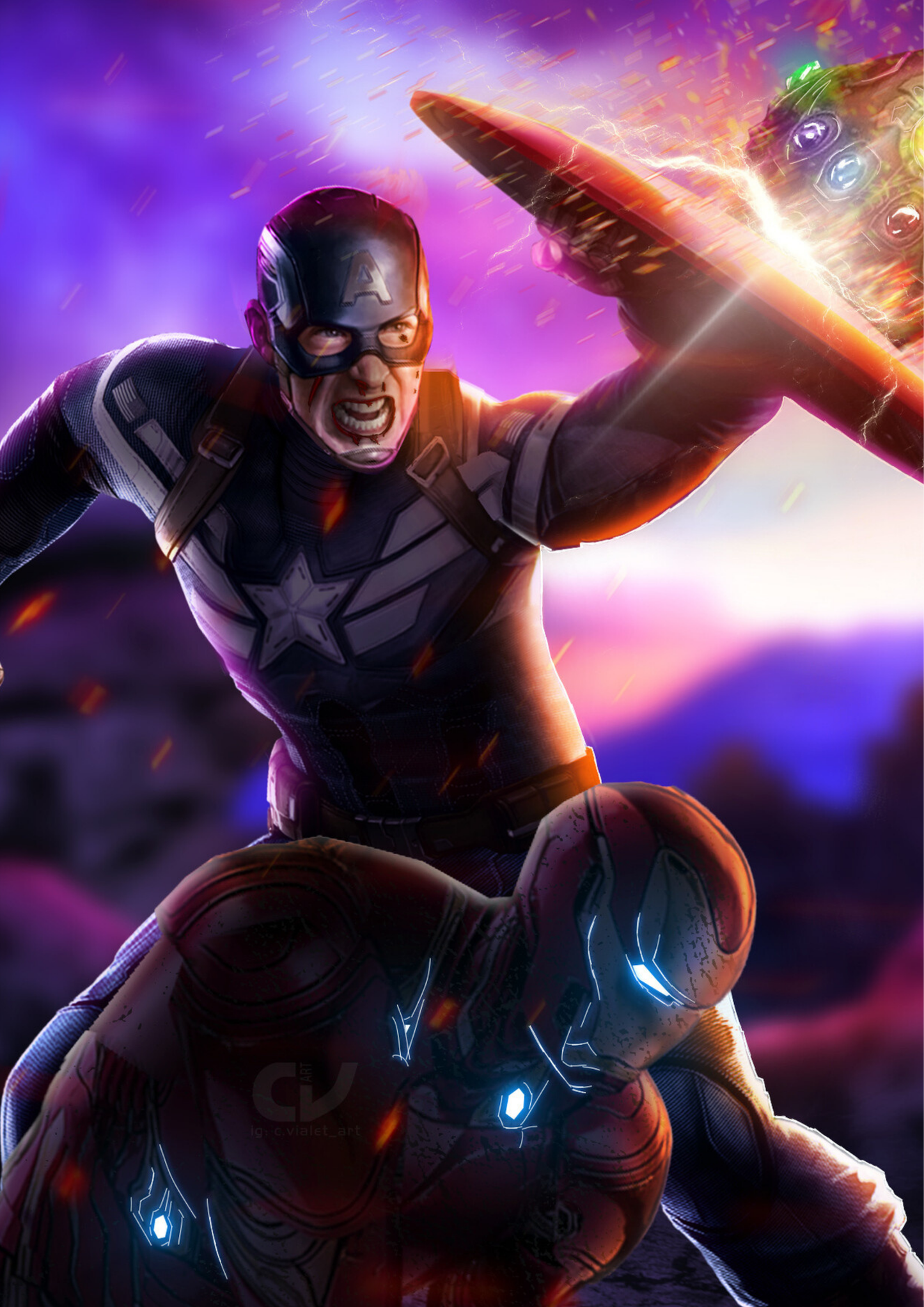 Captain America x Iron-Man - Poster