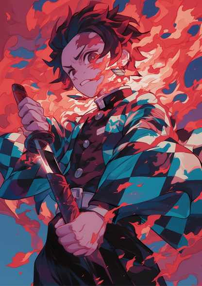 DEMON SLAYER-TANJIRO| ANIME | POSTER