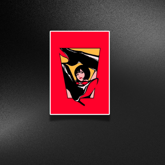 POP ART GIRL | STICKER