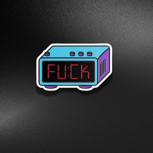 FU*K CLOCK | STICKER