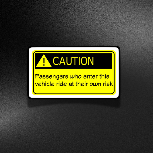 WARNING SIGN FOR VEHICLES | STICKER