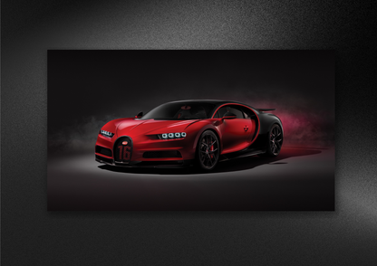 BUGATTI-CHIRON | LANDSCAPE | POSTER