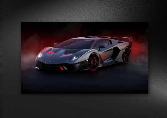 LAMBORGHINI-AVENTADOR | LANDSCAPE | POSTER