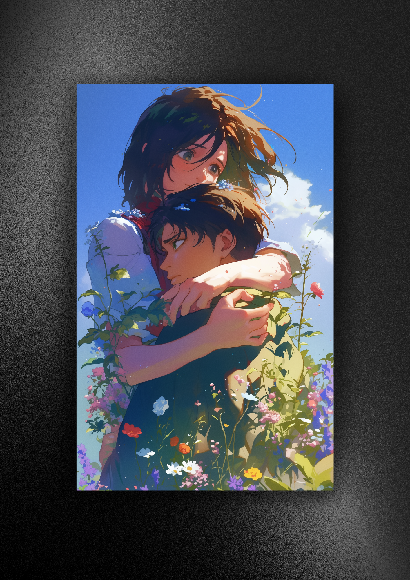 ATTACK ON TITAN-MIKASA-EREN | ANIME | POSTER