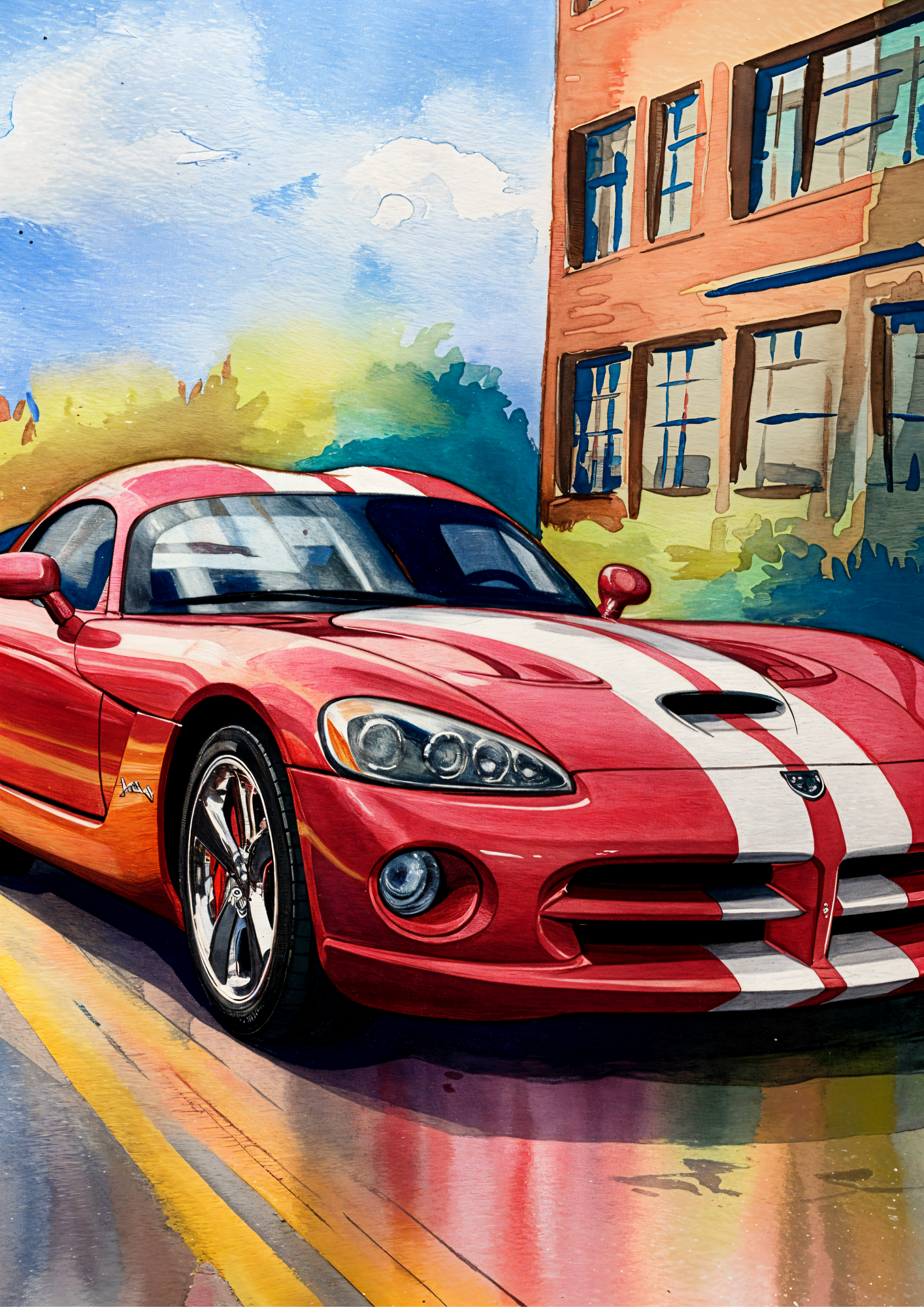 Ford-Viper | Car | Poster