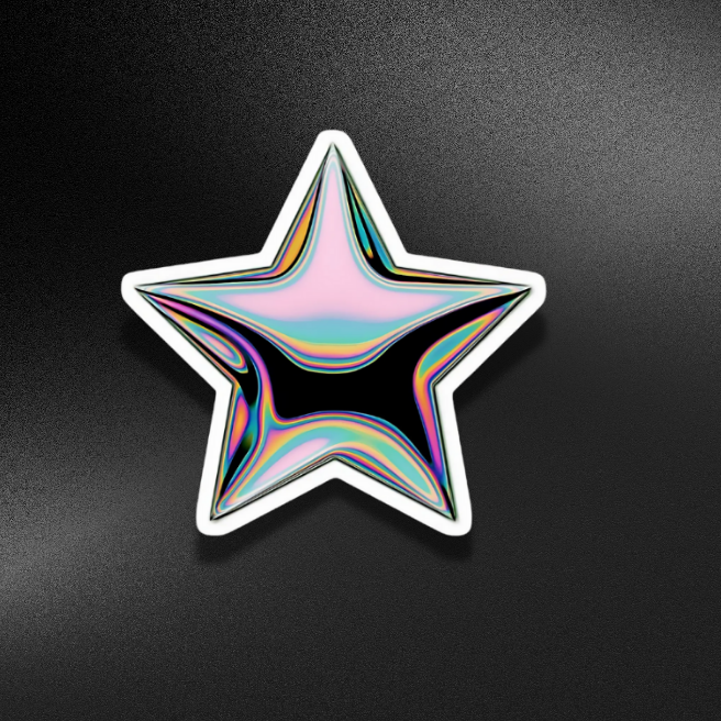 PLATINUM STAR | STICKER