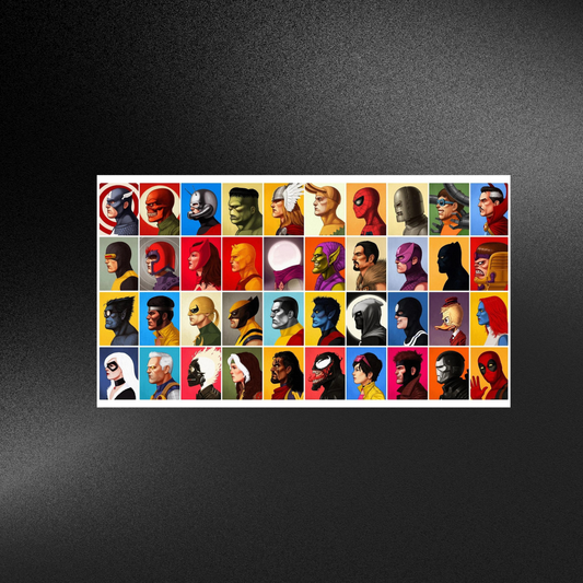 SUPER HEROS | MOVIE | STICKER