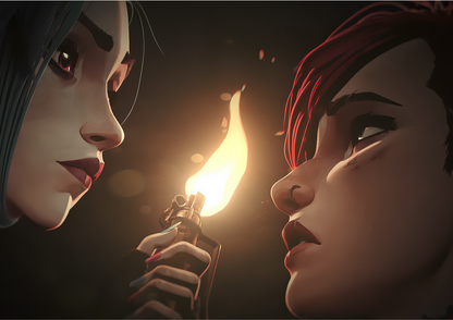 JINX X Y-ARCANE | LANDSCAPE | POSTER