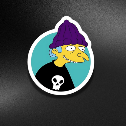 Mr.BURNS-RICK N MORTY | STICKER