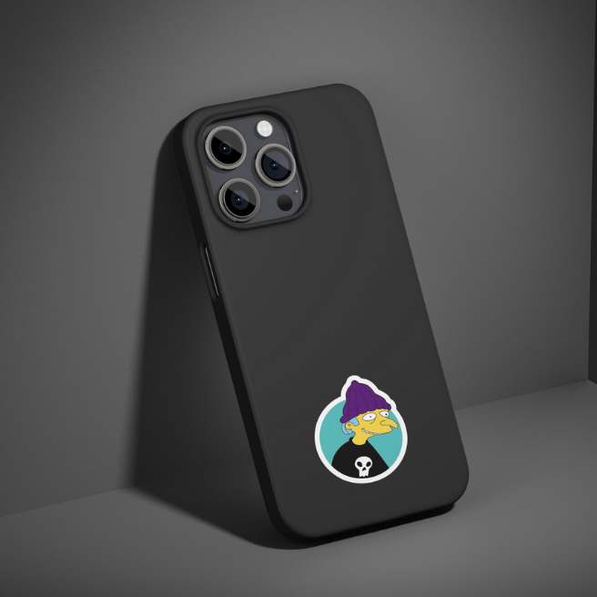 Mr.BURNS-RICK N MORTY | STICKER