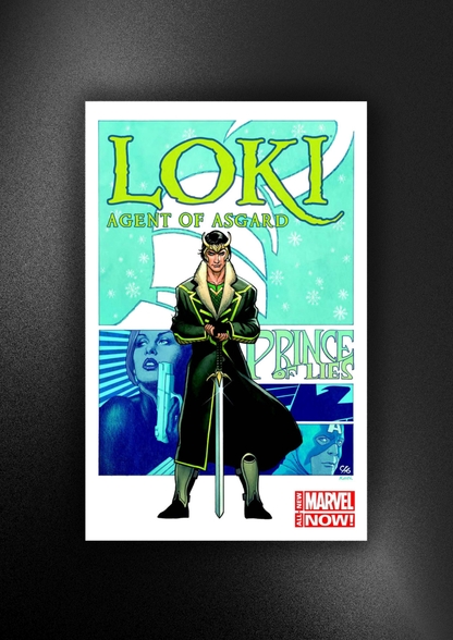 Loki Marvel Comic - Poster