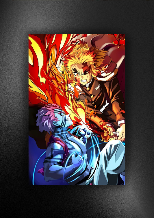RENGOKU vs AKAZA-DEMON SLAYER | ANIME | POSTER