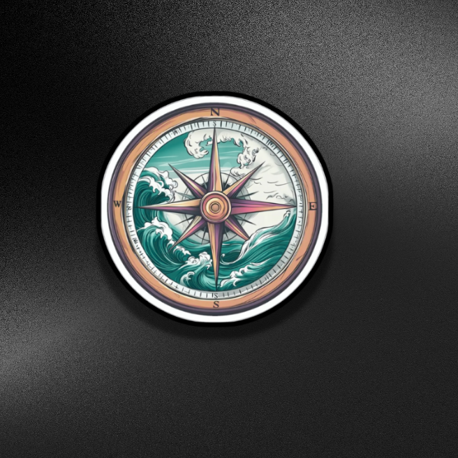 DIRECTION COMPASS | STICKER