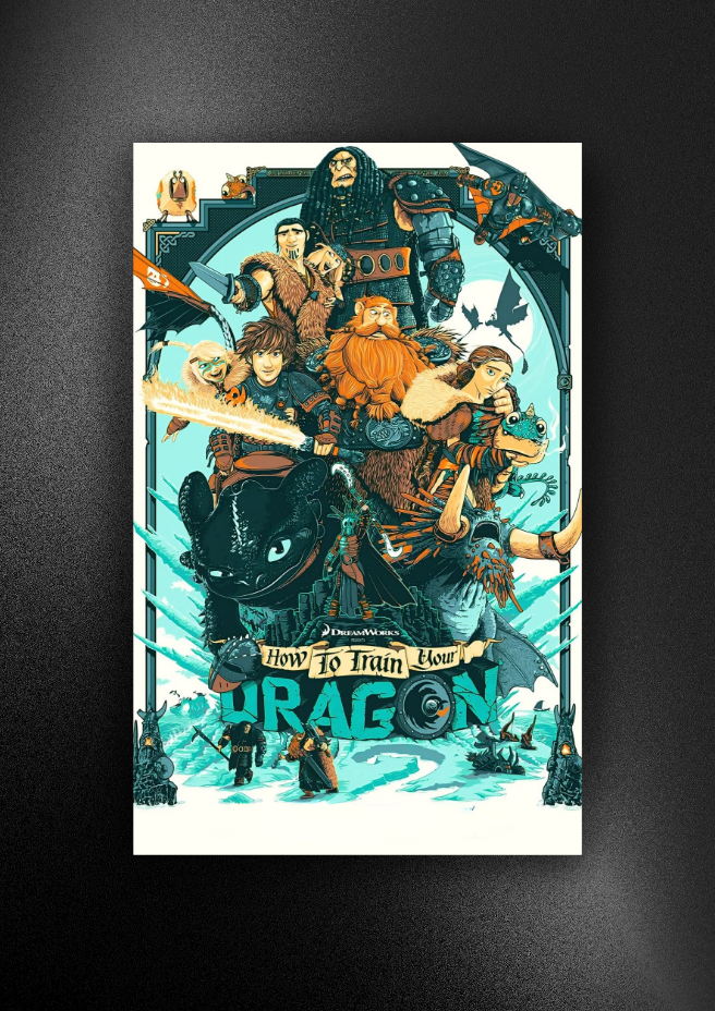 HOW TO TRAIN YOUR DRAGON | Movie | Poster