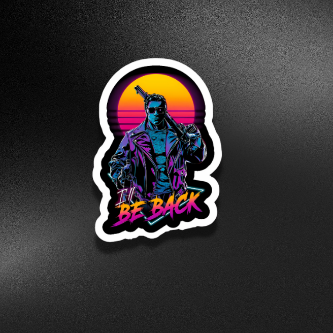 I'LL BE BACK-TERMINATOR | STICKER