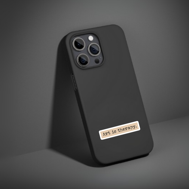 ART IS THERAPY | STICKER