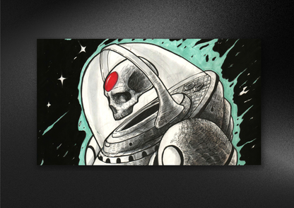 SKULLY ASTRANAUT | LANDSCAPE | POSTER