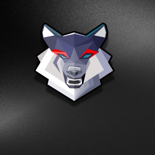 WOLF DIGITAL ART | STICKER
