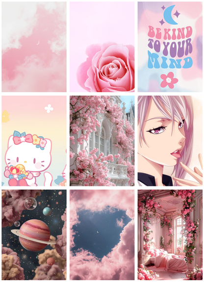 30 PINK AESTHETIC COLLECTION-A6 SIZE,(FREE SECRET GIFTS INSIDE🫰🏽)