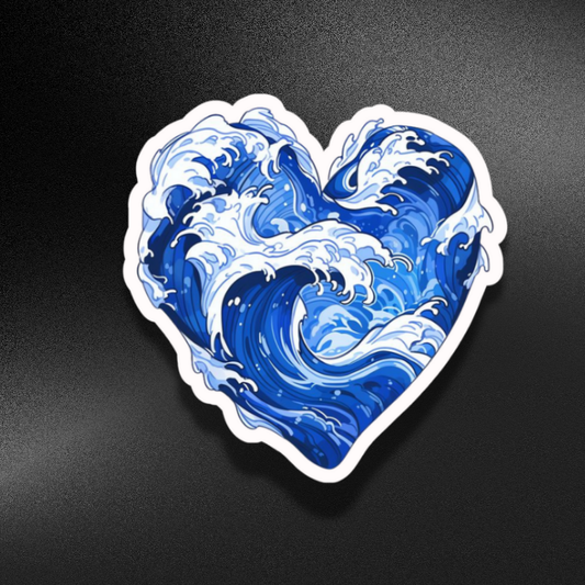WAVE HEART | STICKER