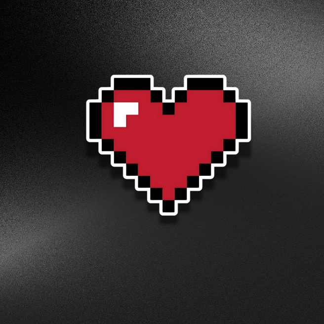 PIXEL HEART | STICKER