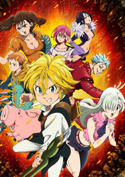 SEVEN DEADLY SINS | ANIME |POSTER