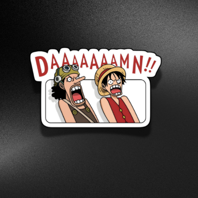 USOPP & LUFFY DAMN | STICKER