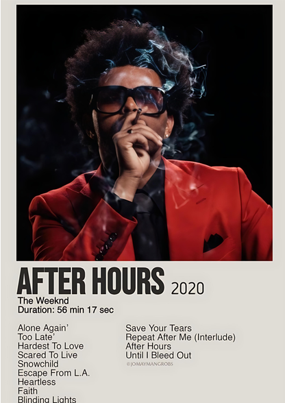 Weekend | After Hours | Poster