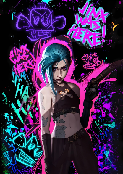 JINX-ARCANE | ANIME | POSTER