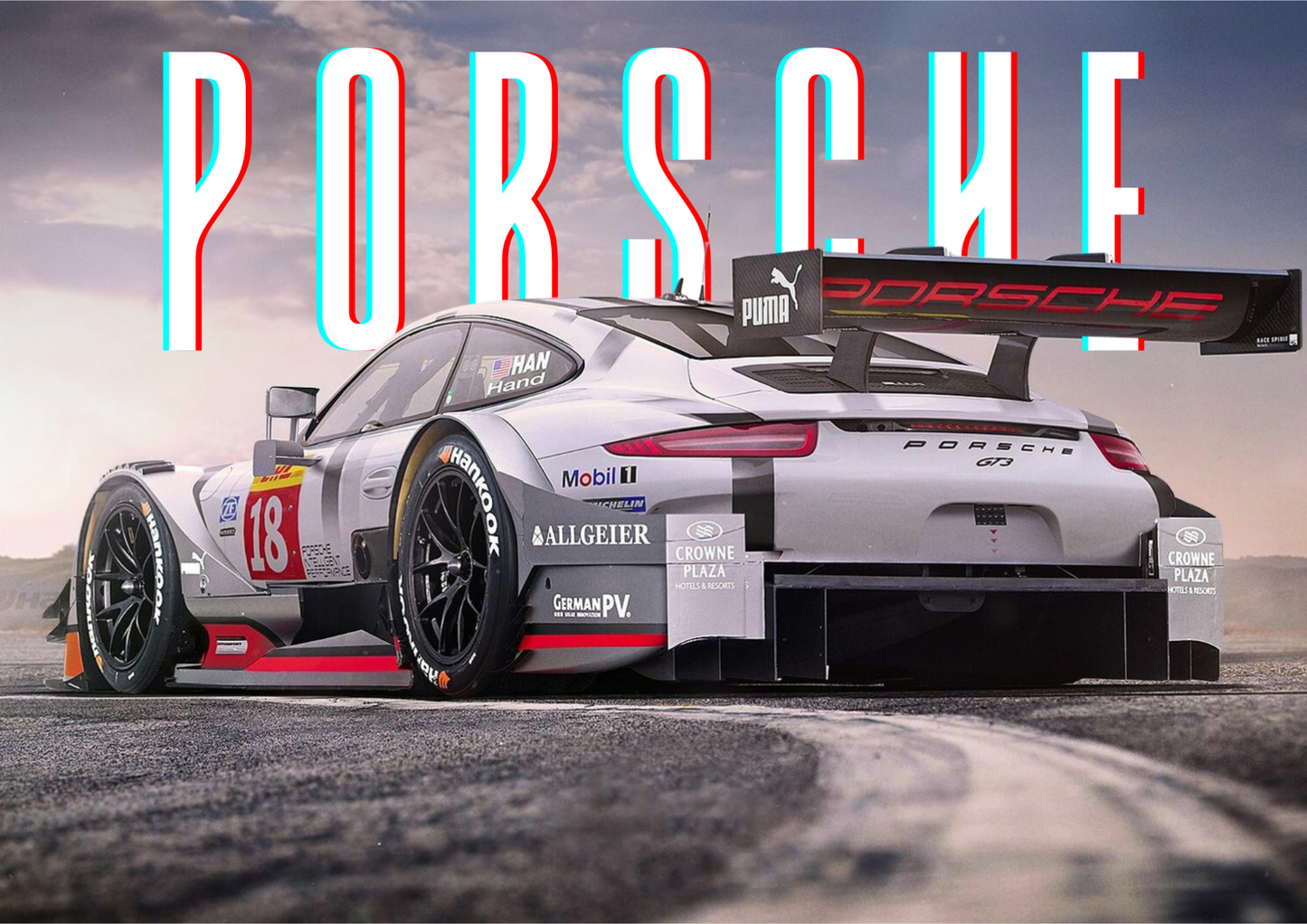 PORSCHE GT3 | LANDSCAPE | POSTER
