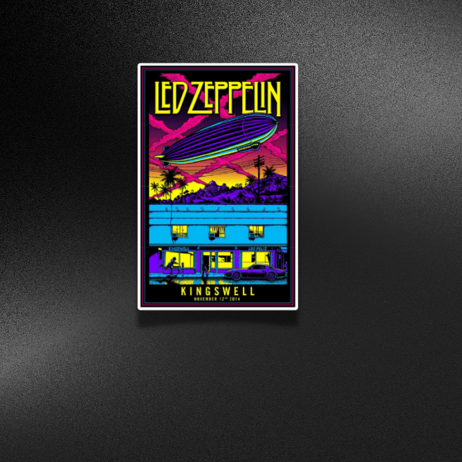 LED ZEPPELIN-MUSIC BAND | STICKER
