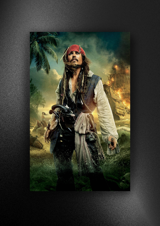 Pirates of the caribbean| Johnny-Depp | Movie | Poster