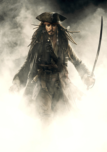 Pirates of the caribbean| Johnny-Depp | Movie | Poster