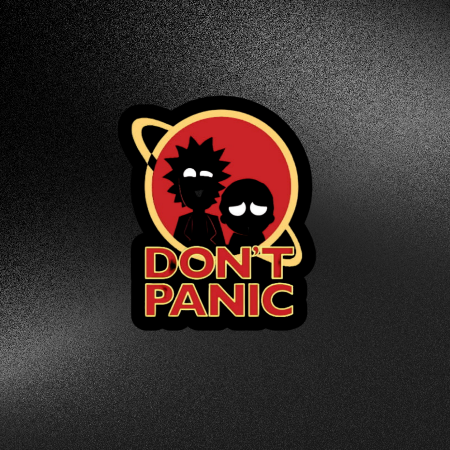 DON'T PANIC-RICK N MORTY | STICKER