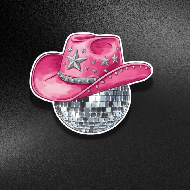 DISCO COWGIRL HAT | STICKER