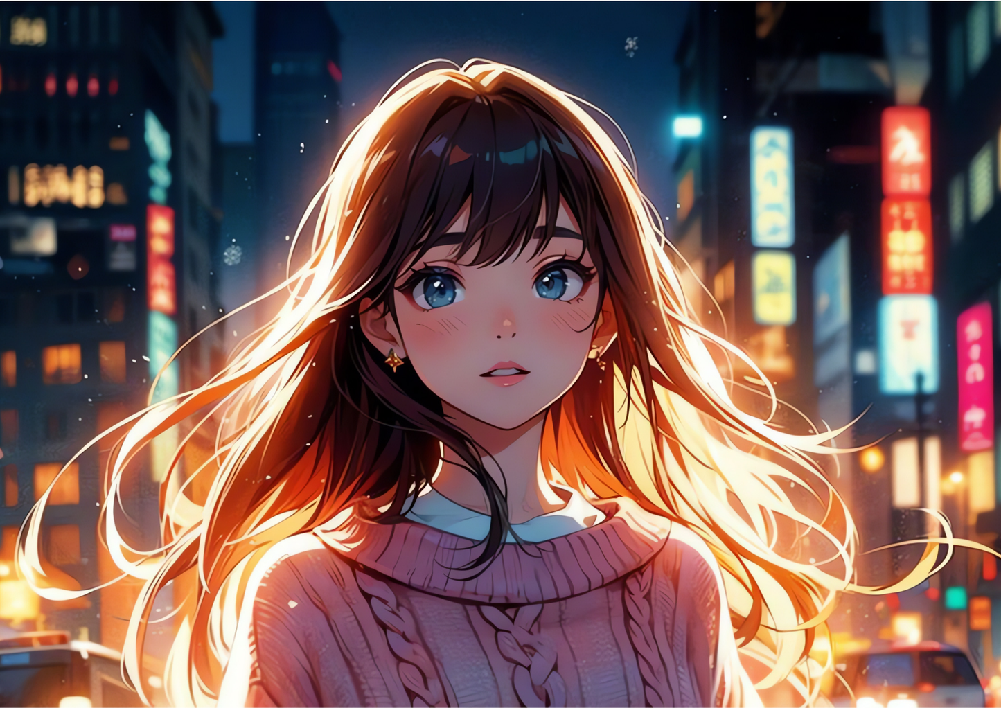 ANIME-GIRL | LANDSCAPE | POSTER