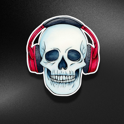 HAPPY VIBE SKULL | STICKER