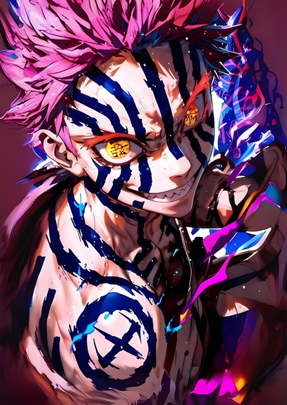 AKAZA-DEMON SLAYER | ANIME | POSTER