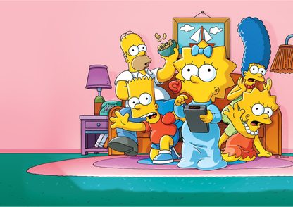 SIMPSONS FAMILY | LANDSCAPE | POSTER