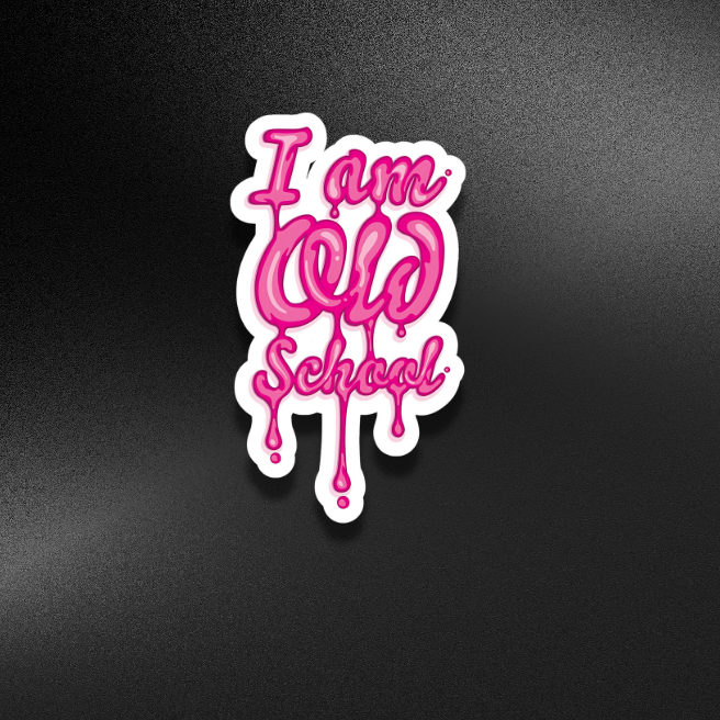 I AM OLD SCHOOL | STICKER