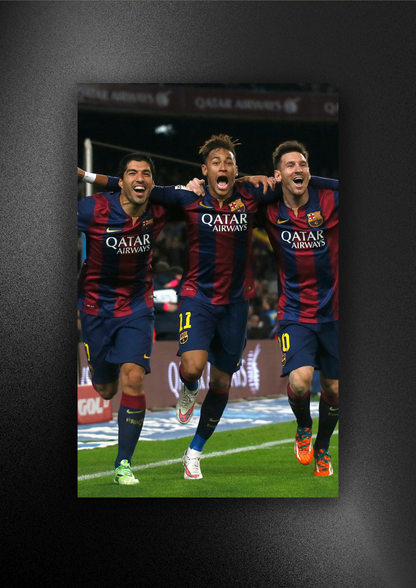 SUAREZ-NEYMAR-MESSI | FOOTBALL | POSTER
