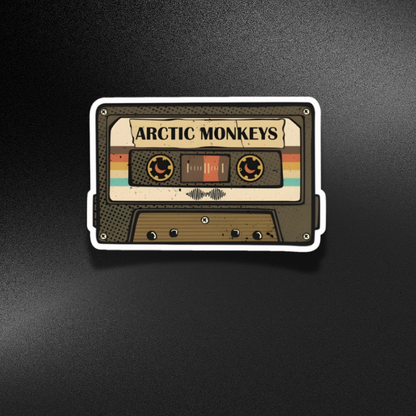 ARCTIC MONKEYS MUSIC VINTAGE CASATTE | STICKER