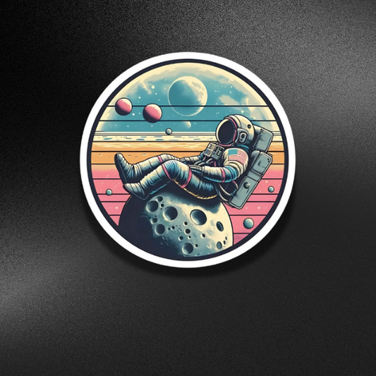 SCI-FI RETRO SPACE MAN | STICKER