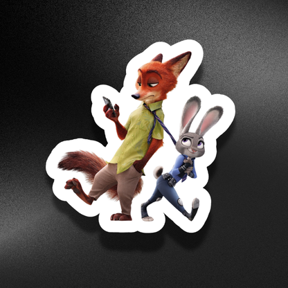 NICK AND JUDY | STICKER